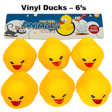 Vinyl Ducks - Pack of 6's